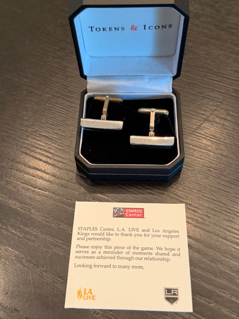 Silver Rectangular Cufflinks for Men
